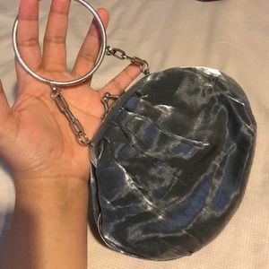 Silver Clutch Bag